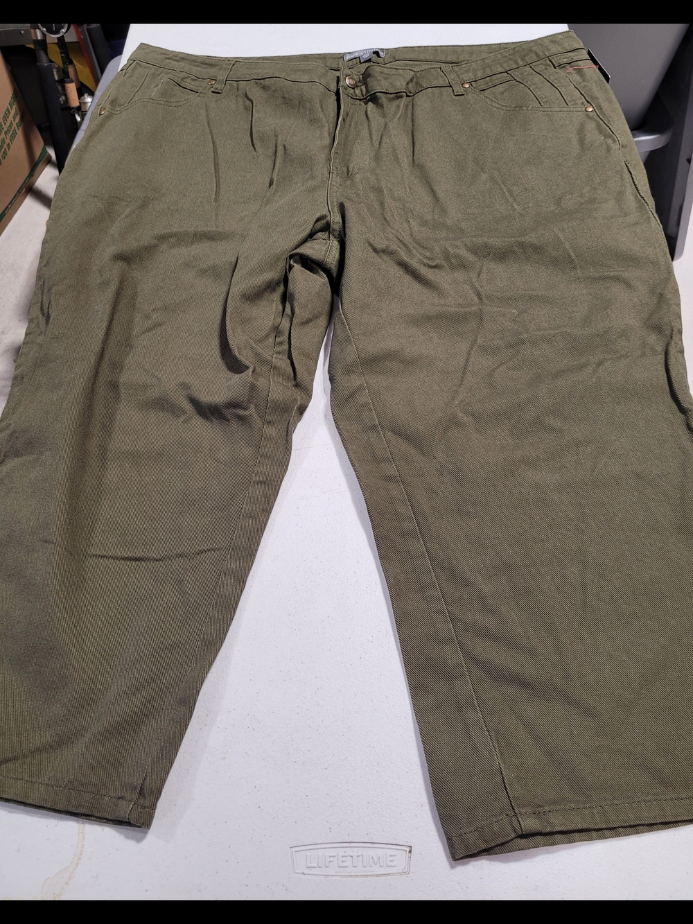 Jessica London Olive Green Capris